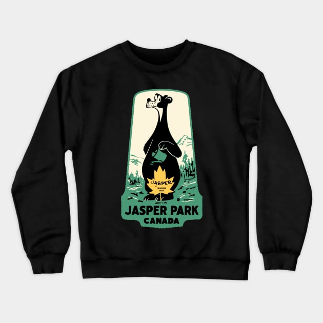 Jasper Park Alberta Vintage Crewneck Sweatshirt by Hilda74